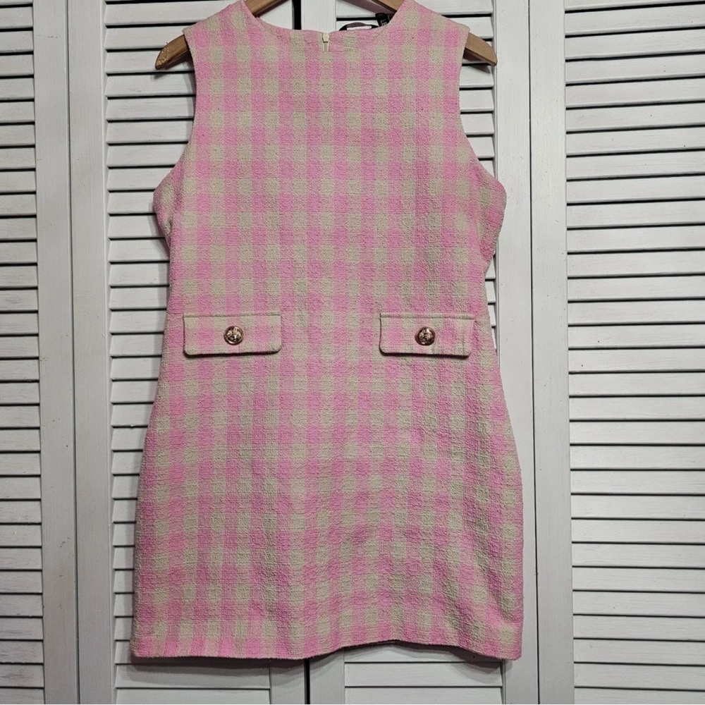 Vero‎ Moda - Plaid Preppy Sheath Dress
